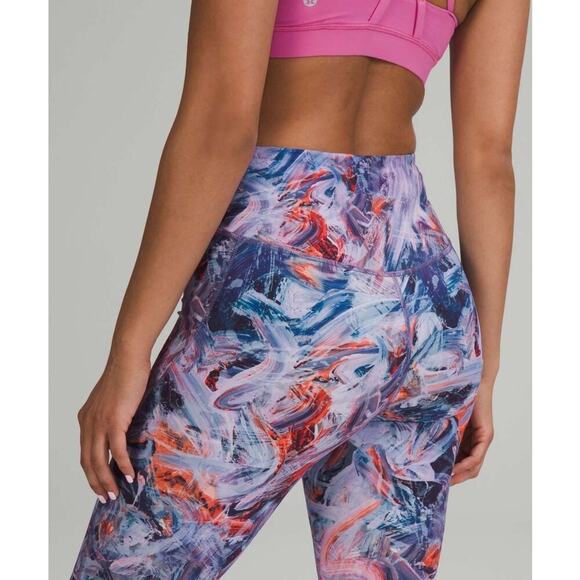 Lululemon Women's‎ Plus Size 20 Blue/Purple High-Rise Crop Leggings 23" - Picture 4 of 10